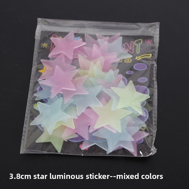 Star, moon and night light stickers