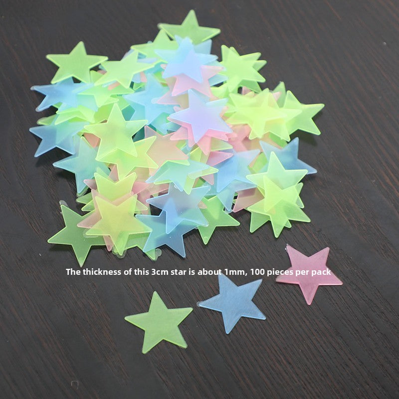 Star, moon and night light stickers