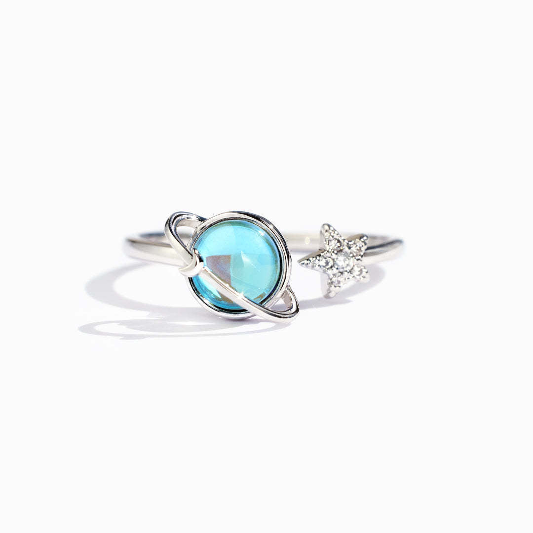 Star Moon Earth Ring