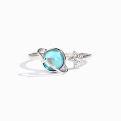 Planet Ring white gold