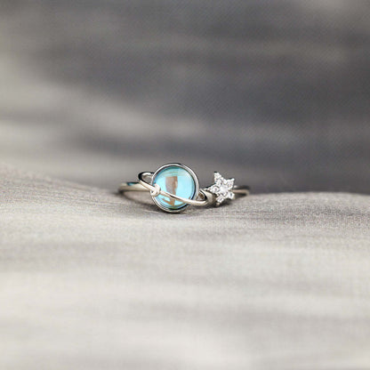 Star Moon Earth Ring