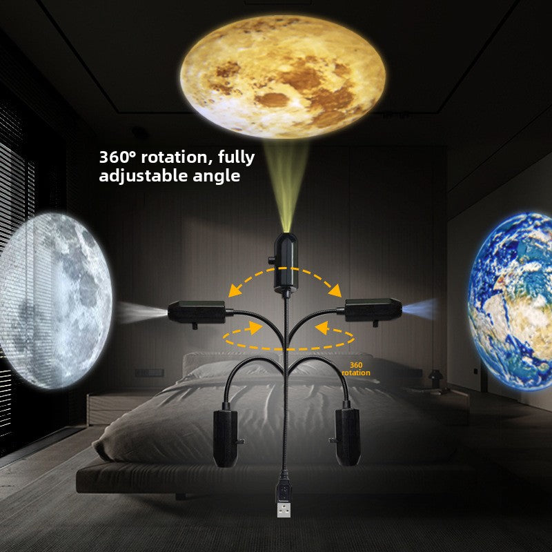 Star Moon Projection Lamp