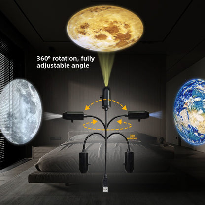 Star Moon Projection Lamp