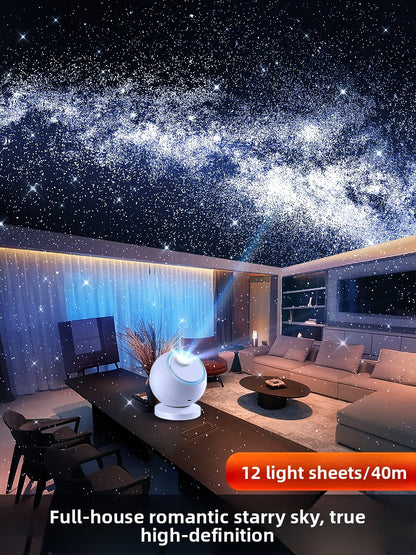 Star Projector Lamp with Bluetooth and Rotation