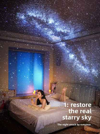 Star Projector Lamp with Bluetooth and Rotation