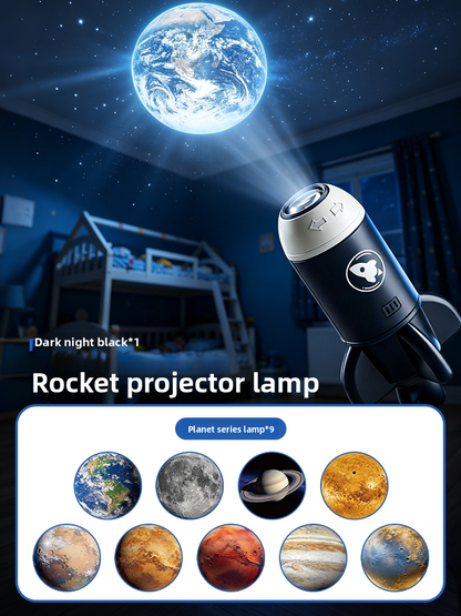 Star Projector Night Light with Cosmic Slides