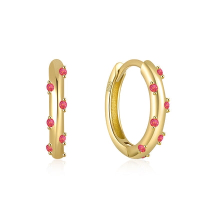 Star-shaped ear ring ear hook