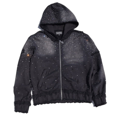 Star-shaped sequined pullover