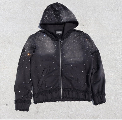 Star-shaped sequined pullover