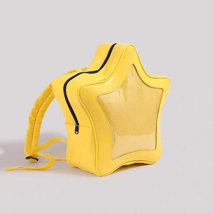 Star-Shaped Transparent Display Backpack