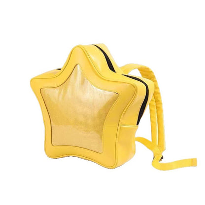 Star-Shaped Transparent Display Backpack