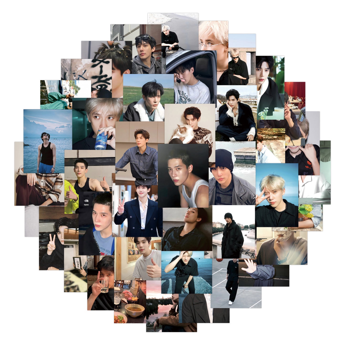 Star Wang Anyu Stickers for Decoration