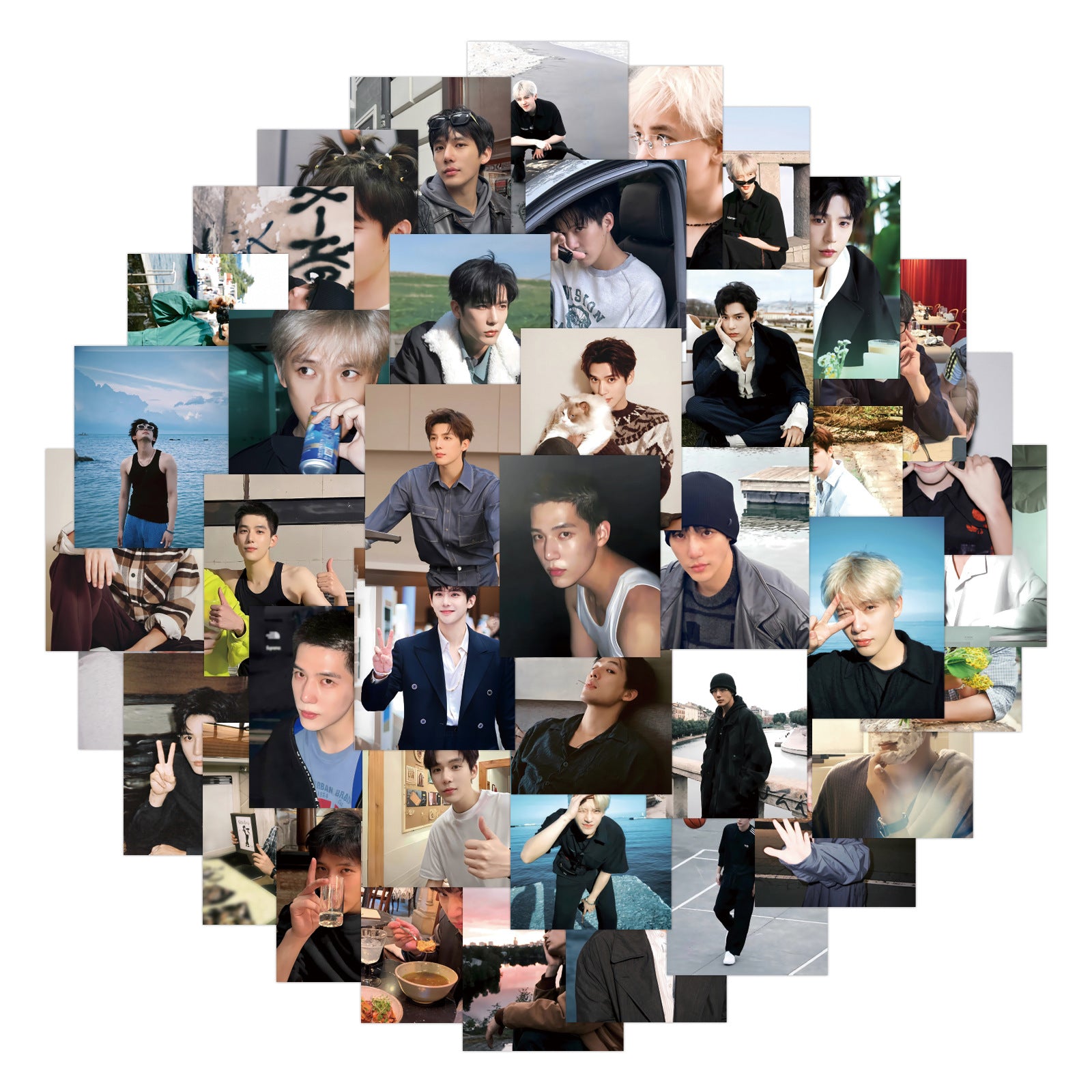Star Wang Anyu Stickers for Decoration