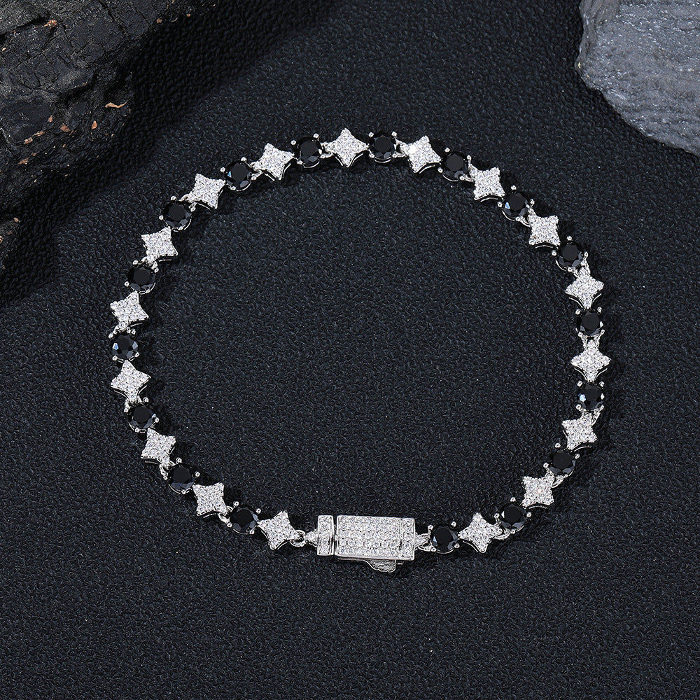 Star Zircon Tennis Necklace
