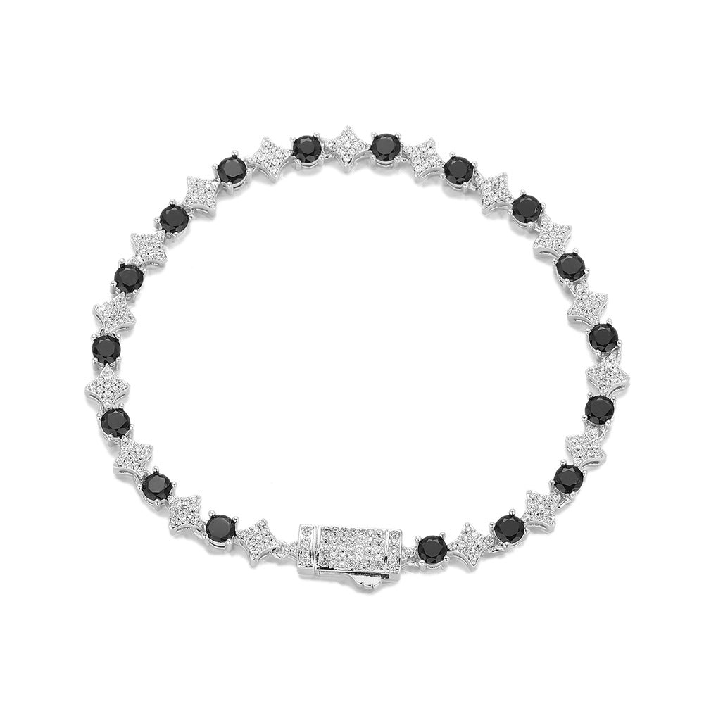 Star Zircon Tennis Necklace