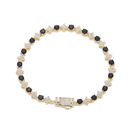 Star Zircon Tennis Necklace