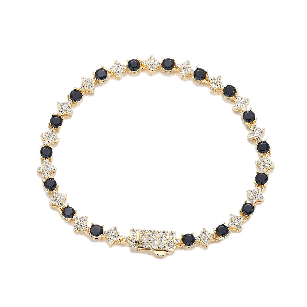Star Zircon Tennis Necklace