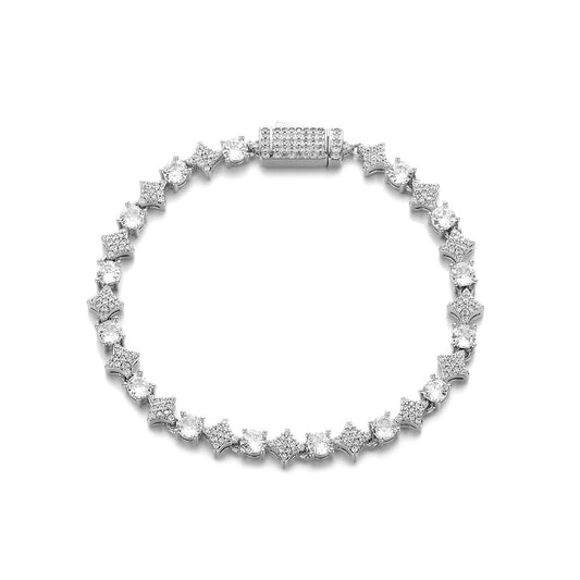 Star Zircon Tennis Necklace