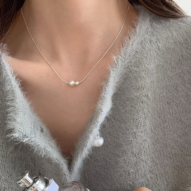 Starfish pearl necklace