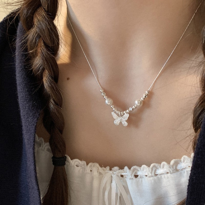 Starfish pearl necklace