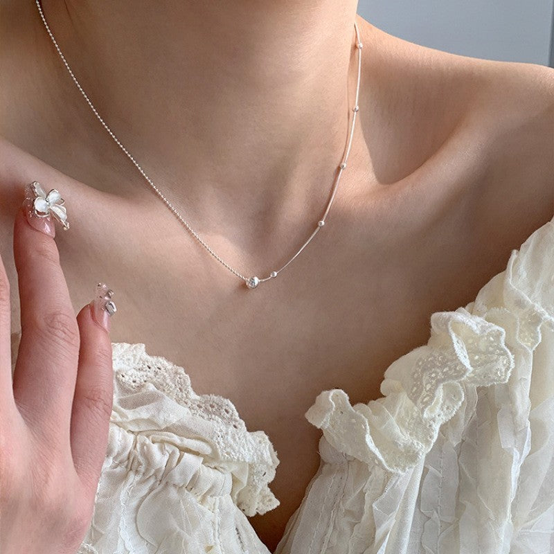 Starfish pearl necklace
