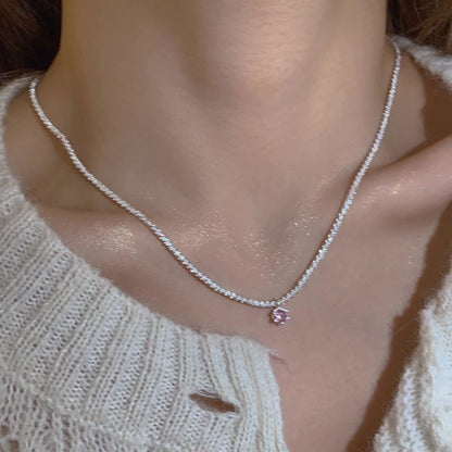 Starfish pearl necklace