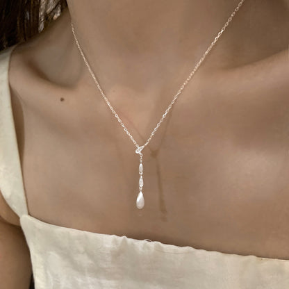Starfish pearl necklace
