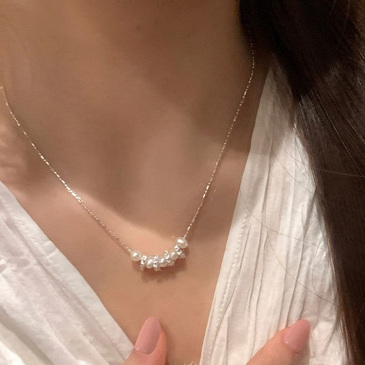 Starfish pearl necklace
