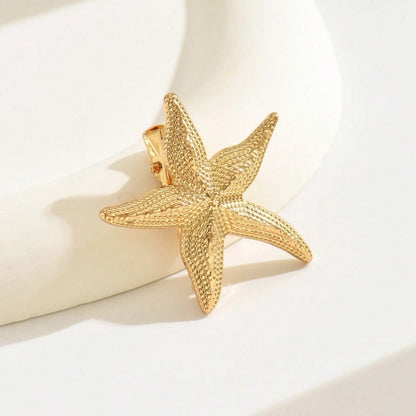 Starfish Shell Hair Clips
