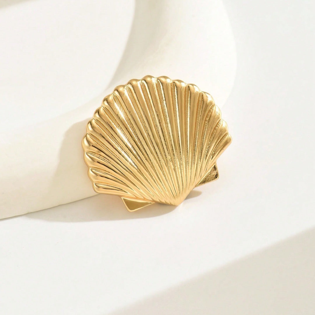 Starfish Shell Hair Clips