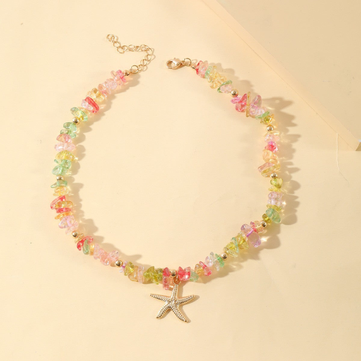 Starfish Shell Pendant Necklace