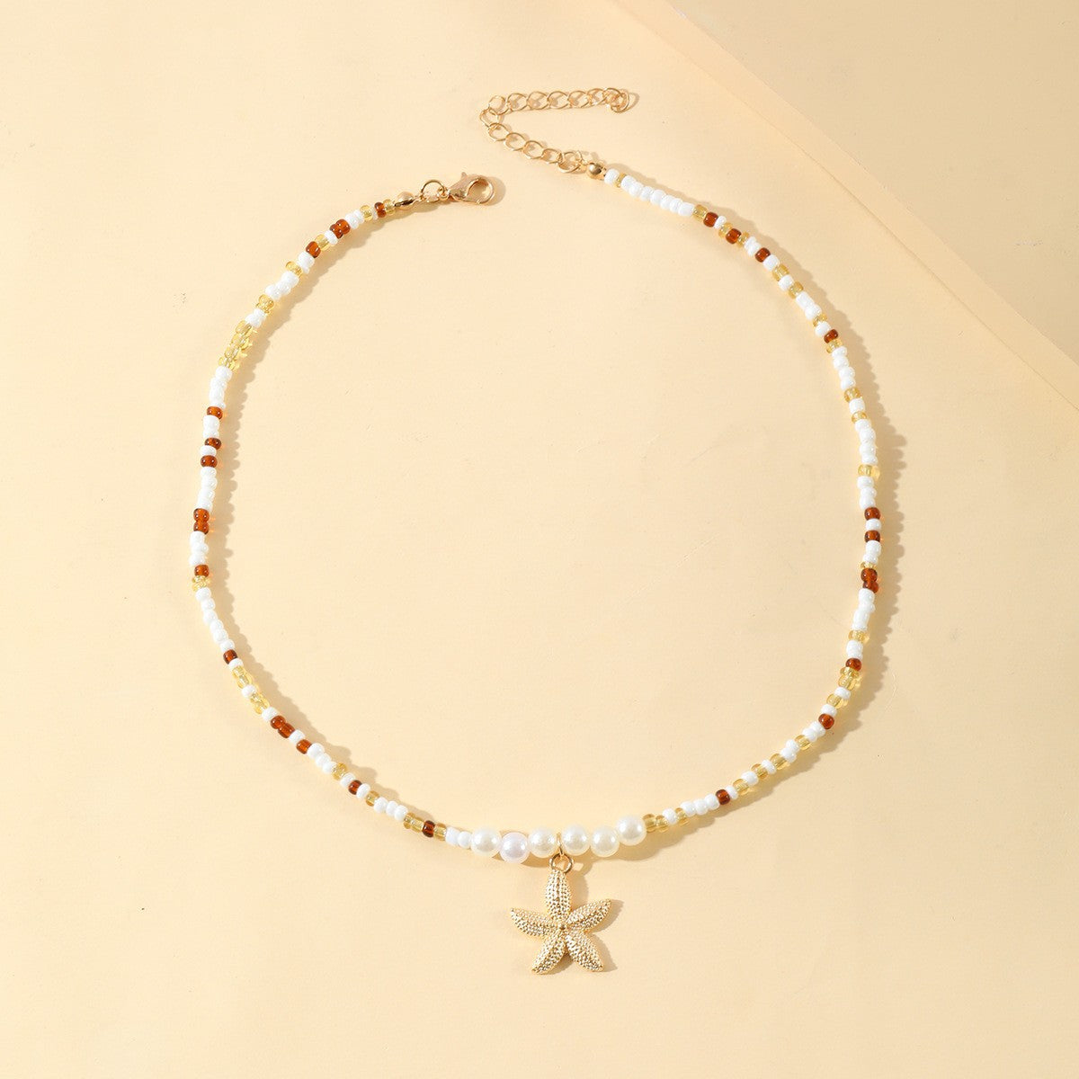 Starfish Shell Pendant Necklace