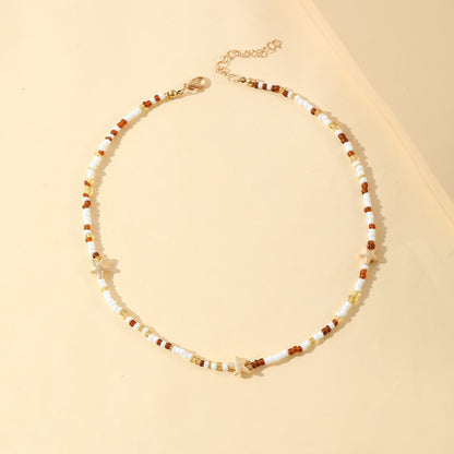 Starfish Shell Pendant Necklace
