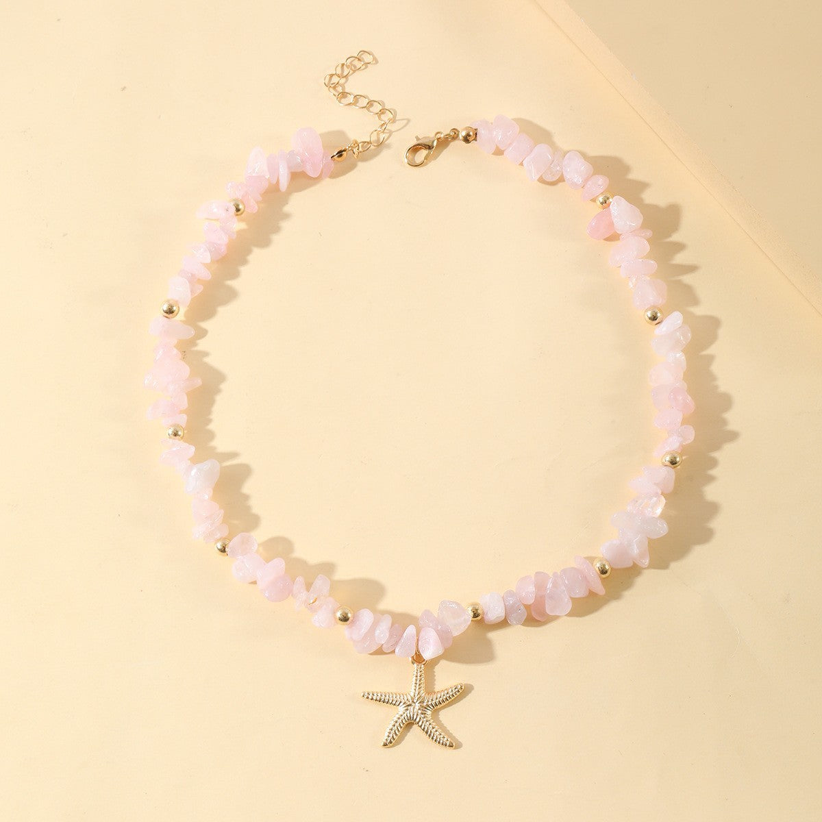 Starfish Shell Pendant Necklace