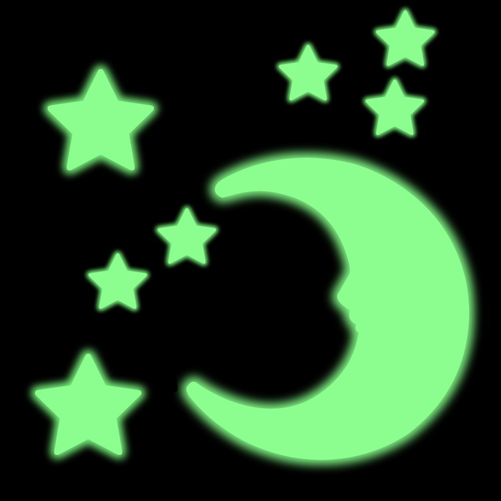 Starry Night Glowing Wallpaper