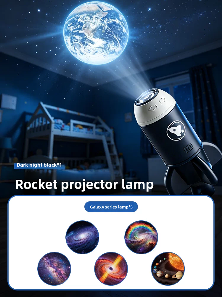Starry Night Light USB Projector Lamp – Cosmic Projection Ambient Light