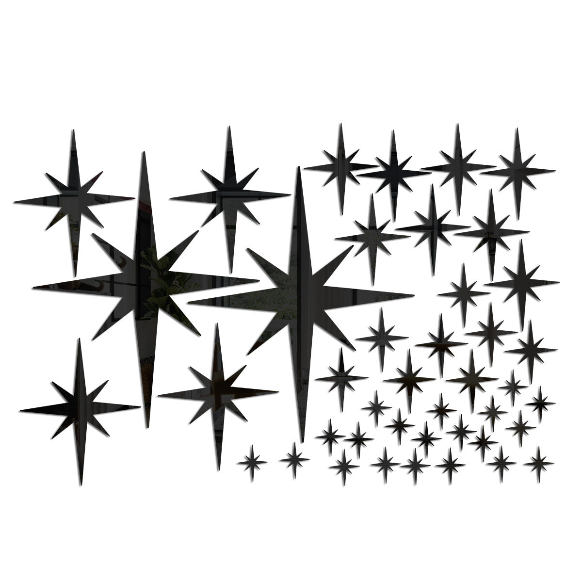 Starry Sky Acrylic Mirror Finish Wallpaper