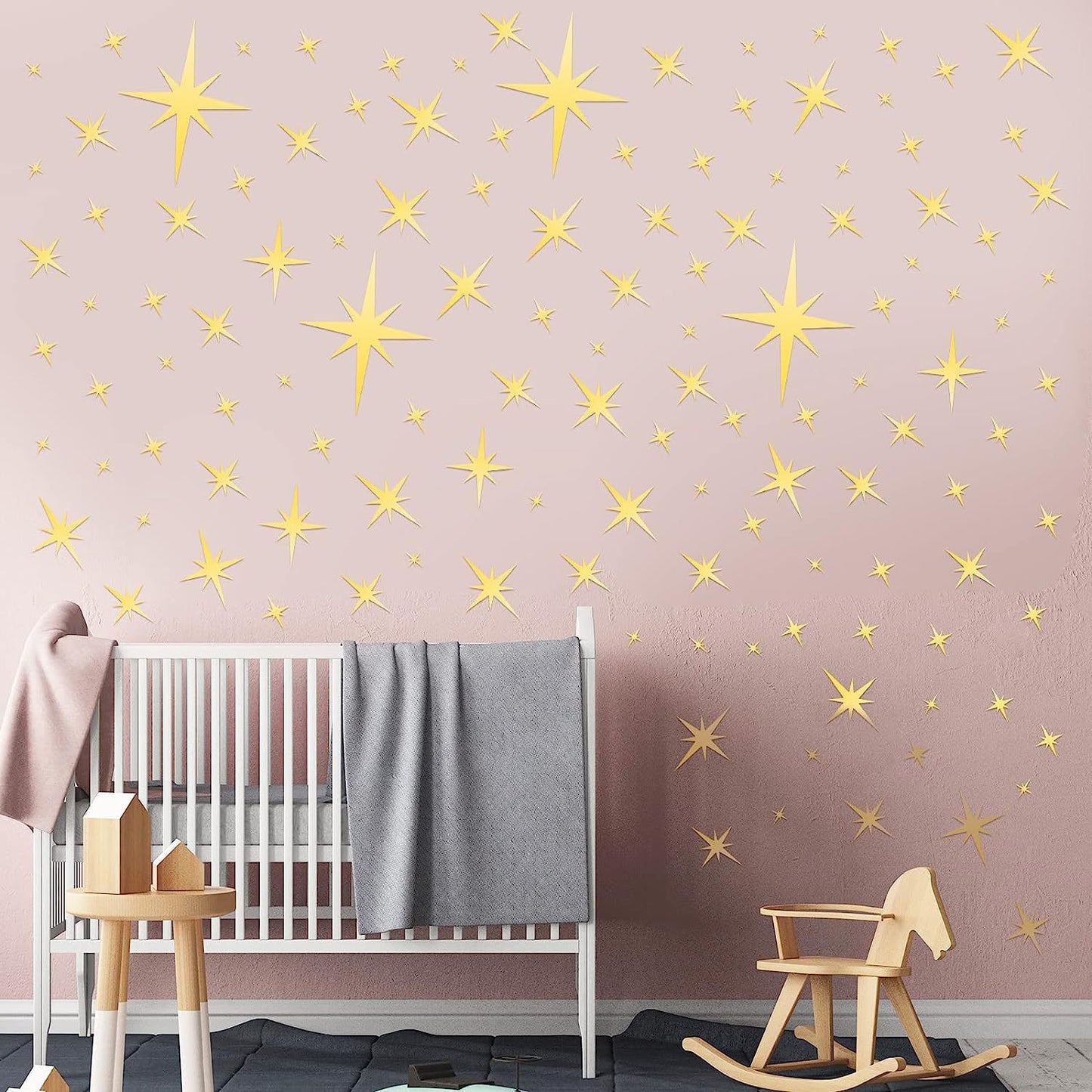 Starry Sky Acrylic Mirror Finish Wallpaper