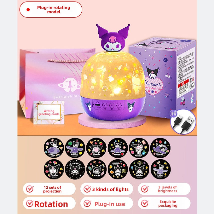 Starry sky projection lamp music box