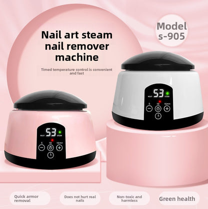 Steam armor removal machine