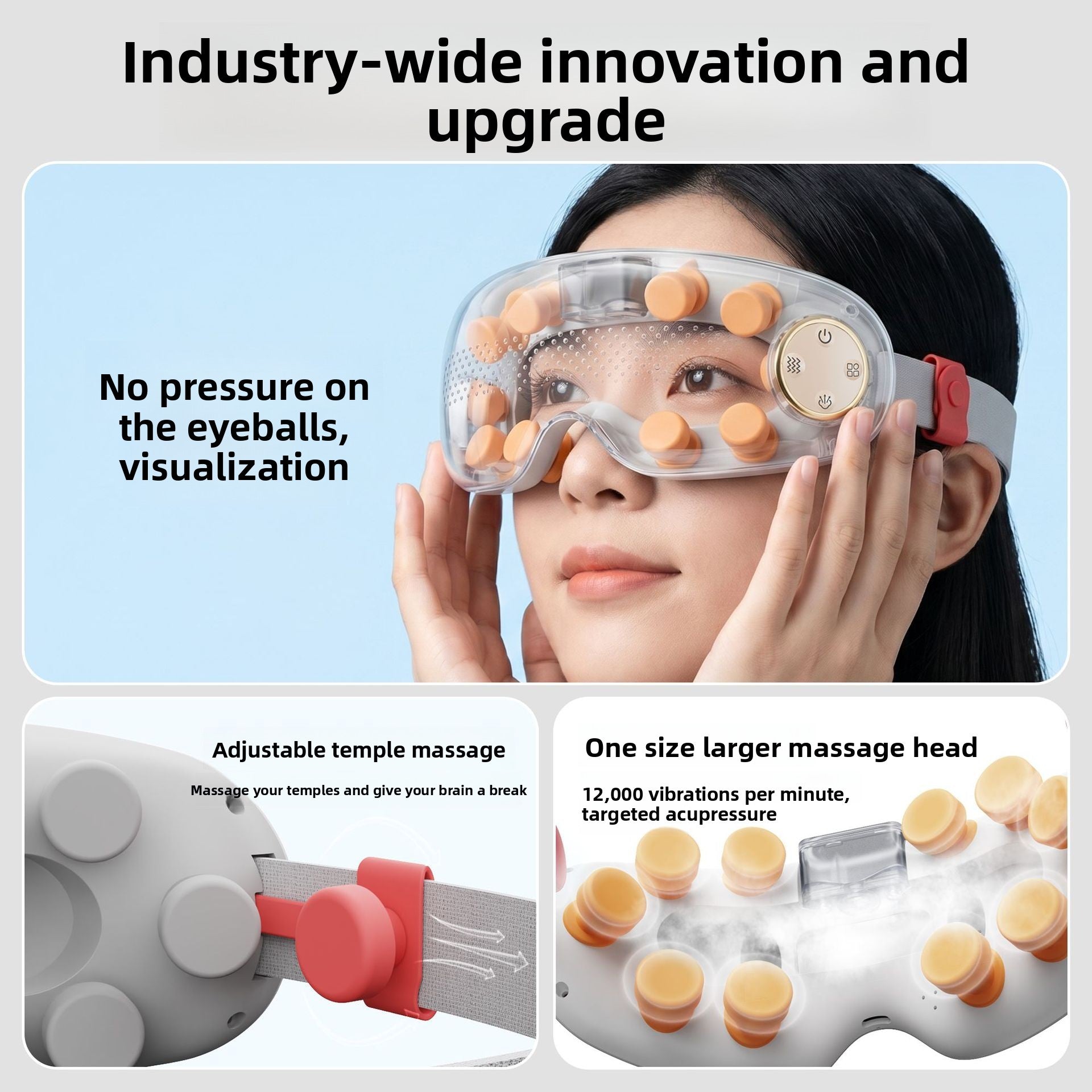 Steam Atomizing Eye Massager with Hot Cold Compress