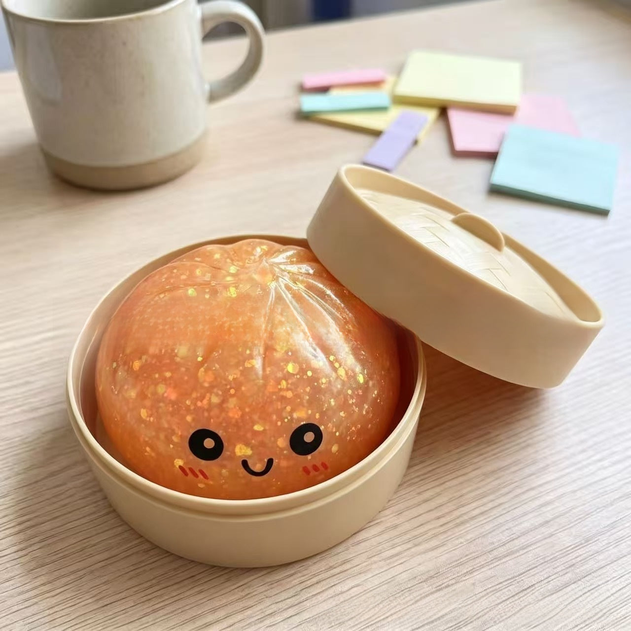 Steamed Bun Squeeze Toy