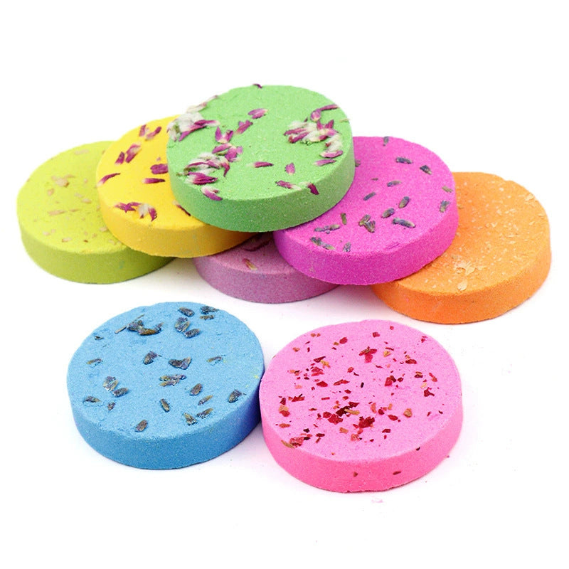 steamer bath salt shower tablets