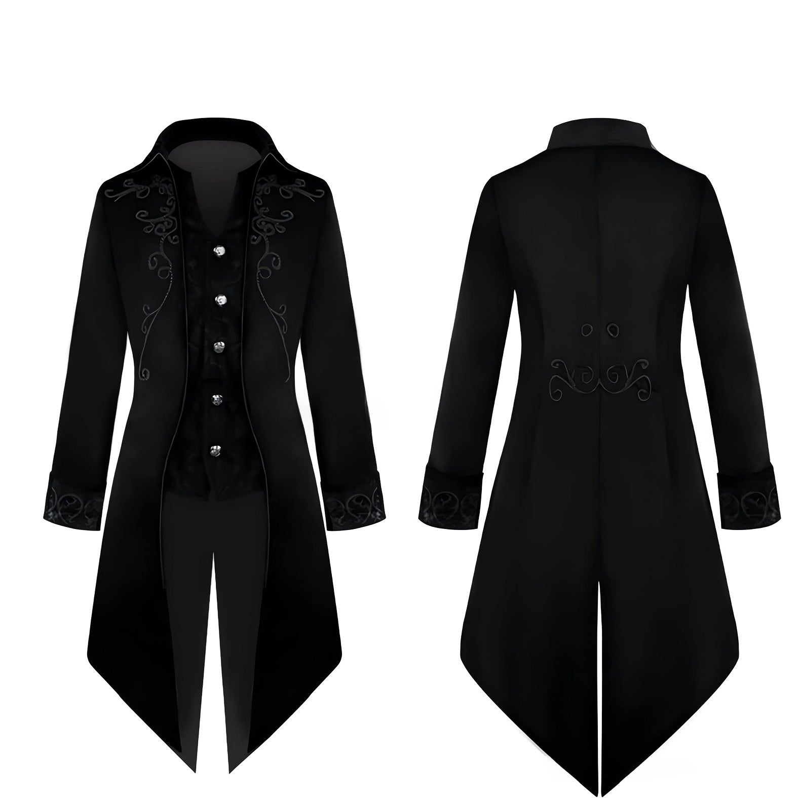 Steampunk Gothic Medieval Tail Coat