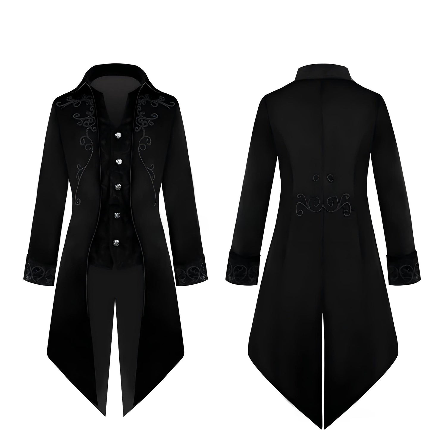 Steampunk Gothic Medieval Tail Coat