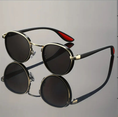 Steampunk Style Metal Frame Sunglasses