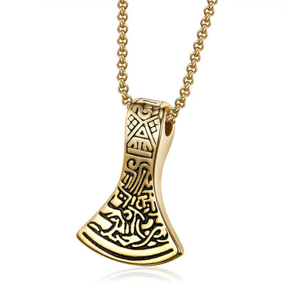 Steel Axe Pendant Necklace