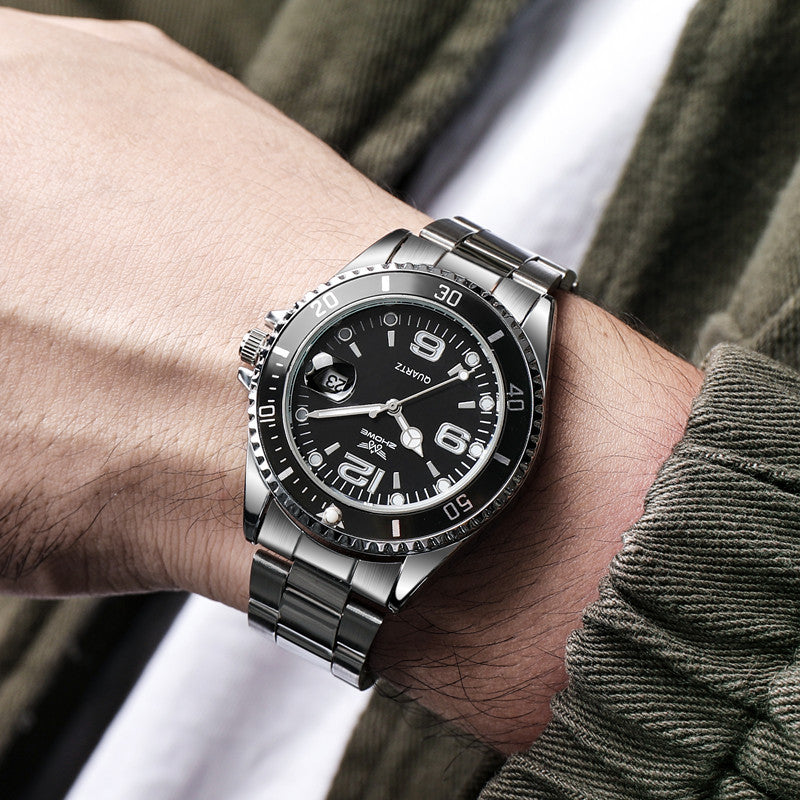 Steel Band Quartz Watch Fashion Watch