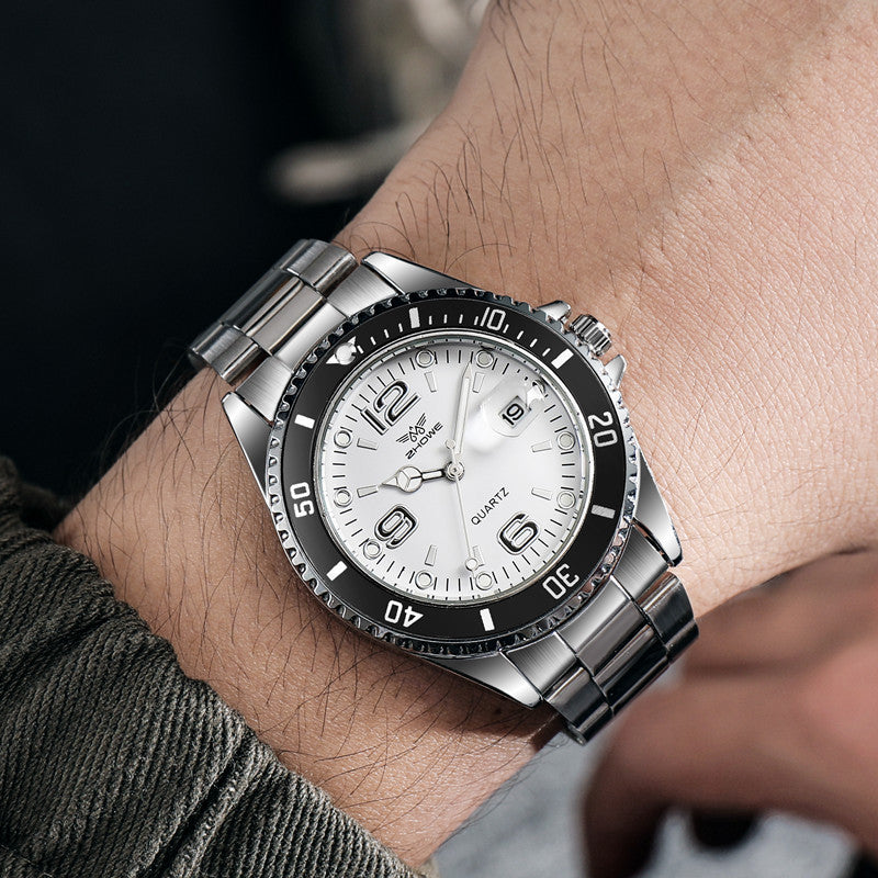 Steel Band Quartz Watch Fashion Watch