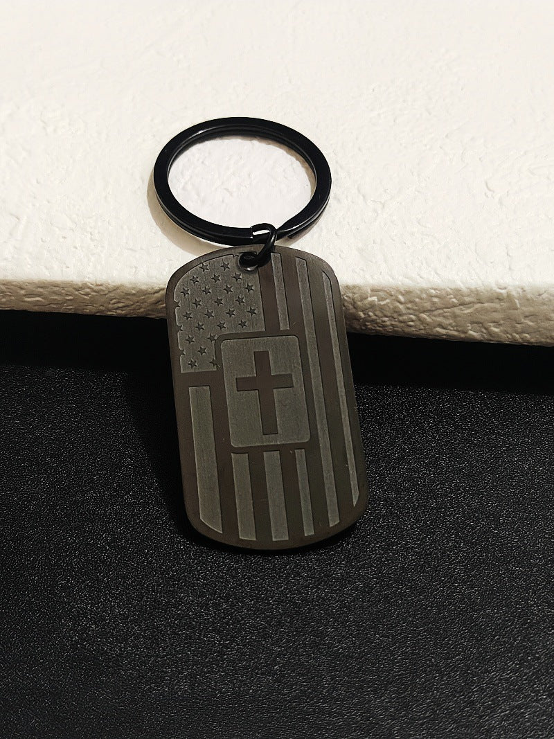 Steel Cross Necklace